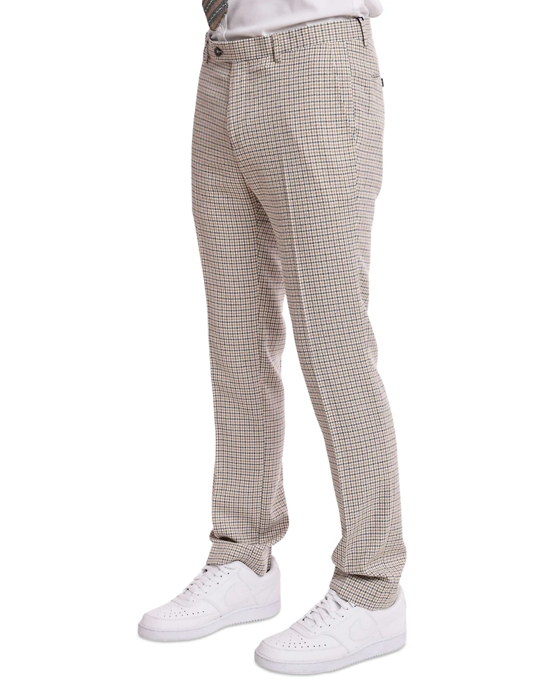 Paisley & Gray Men's Downing Slim Fit Plaid Pants