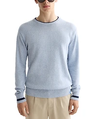 Scotch & Soda Men's Long Sleeve Melange Crewneck Sweater