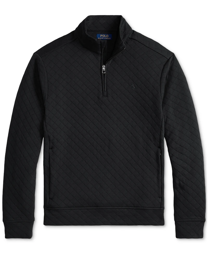 Polo Ralph Lauren Men's Quilted Double-Knit Jersey Pullover