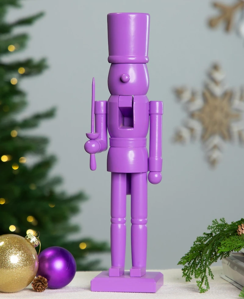 Northlight 15" Nutcracker Soldier with Sword Christmas Figure