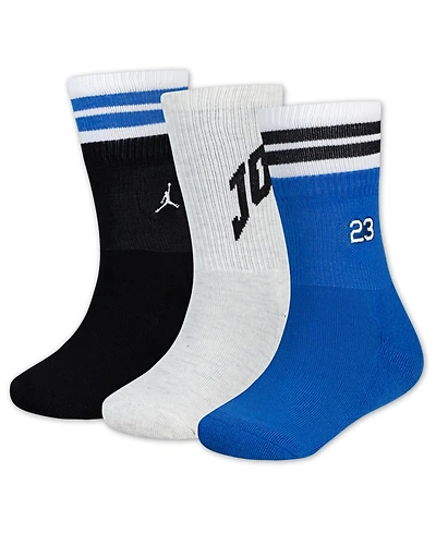 Jordan Big Boys 3-Pack Most Valuable Player Crew Socks
