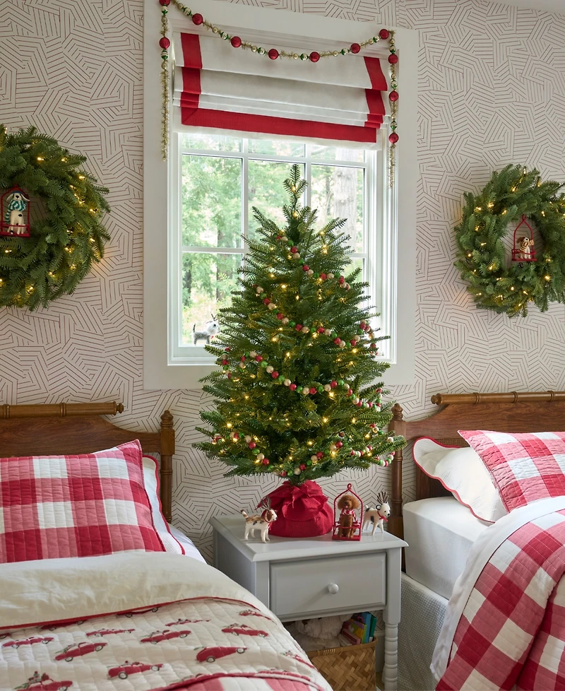 Balsam Hill 3.5 ft Fraser Fir Pre-Lit Tabletop Tree