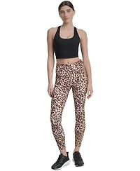 Dkny Sport Women's Printed High-Waist 7/8 Tights