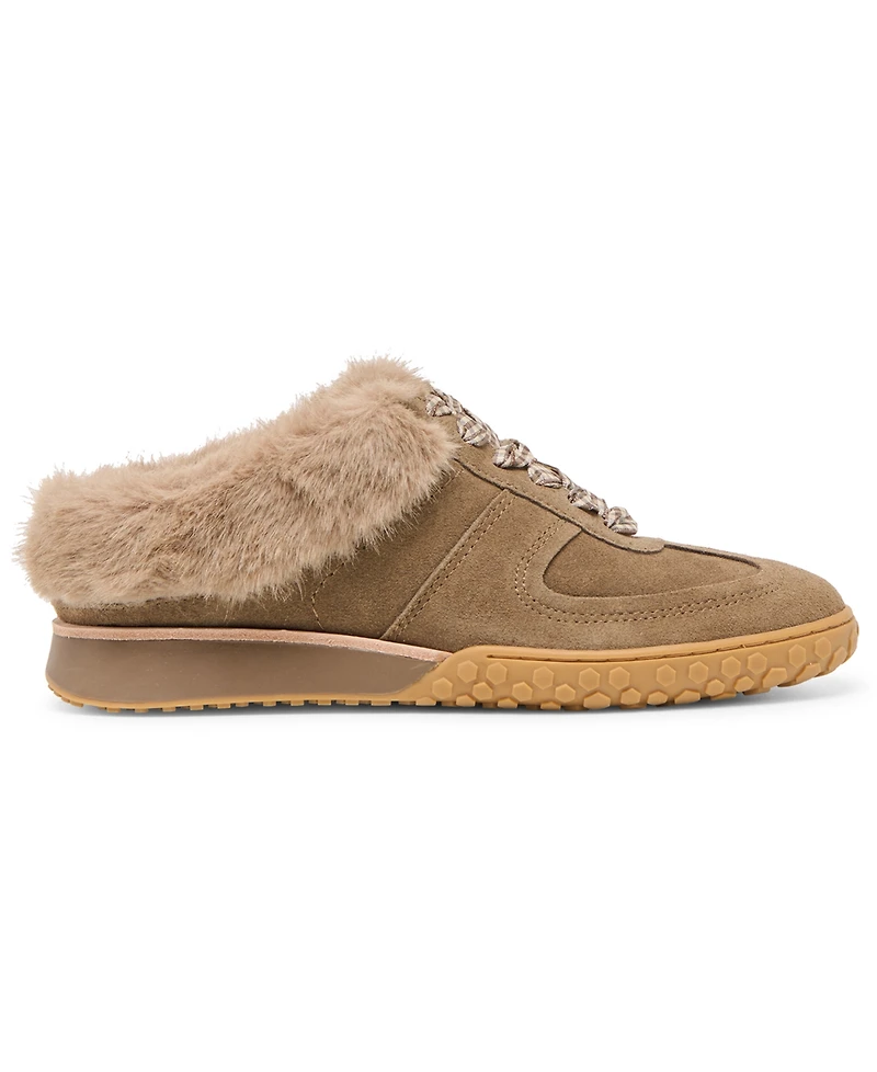 Dolce Vita Women's Izzey Plush Cozy Retro Slides Sneakers