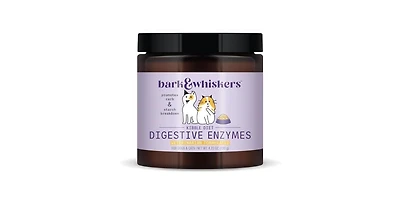 Bark & Whiskers Digestive Enzymes Kibble Diet, for Dogs & Cats, 4.23 oz. (120 g), 150 Scoops, Promotes Carb & Starch Breakdown, Veterinarian Formulate