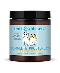 Bark & Whiskers Complete Probiotics, for Dogs and Cats, 3.17 oz (90 g), Supports Immune Function, Digestive Support, Veterinarian Formulated, Non Gmo