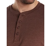 Weatherproof Vintage Men's Long-Sleeve Jersey Henley Shirt