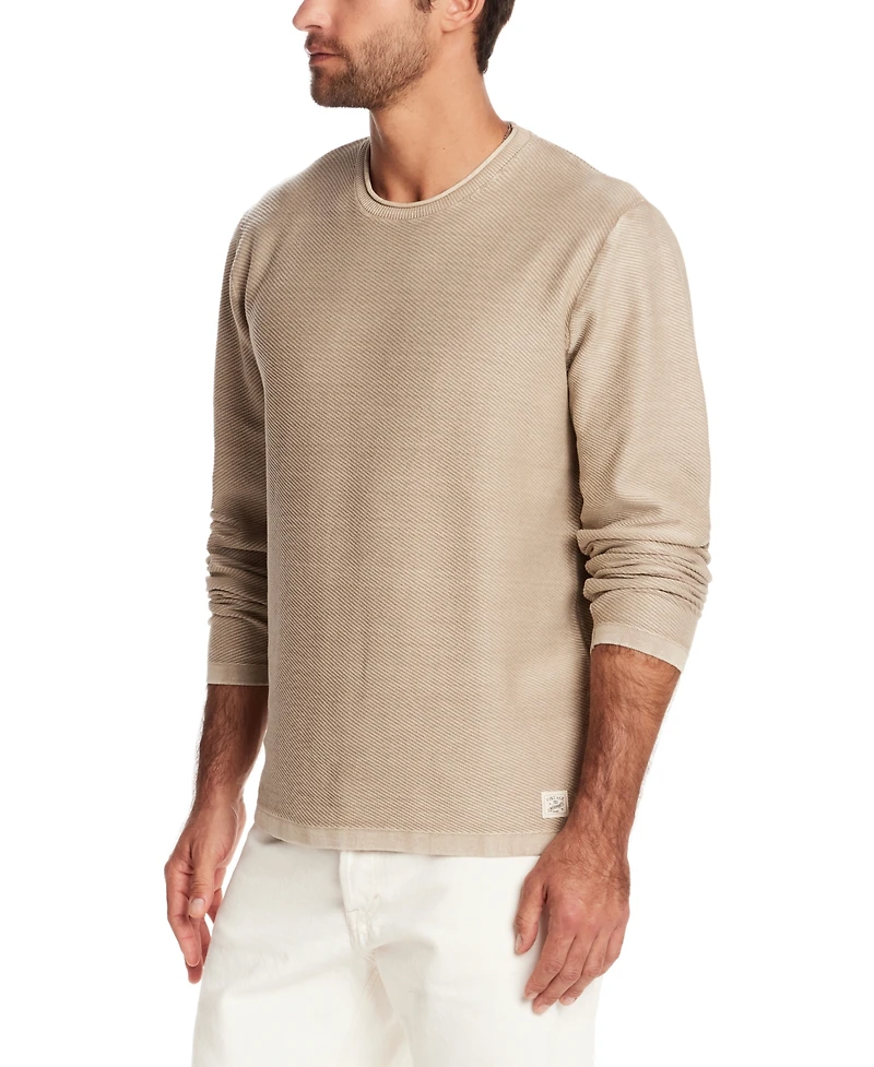 Weatherproof Vintage Men's Crewneck Stonewash Sweater