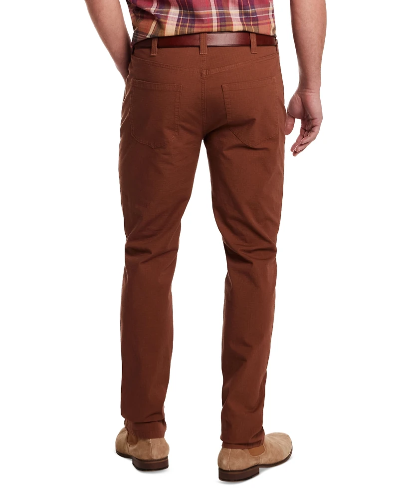 Weatherproof Vintage Men's Straight-Fit Stretch Ripstop Pants