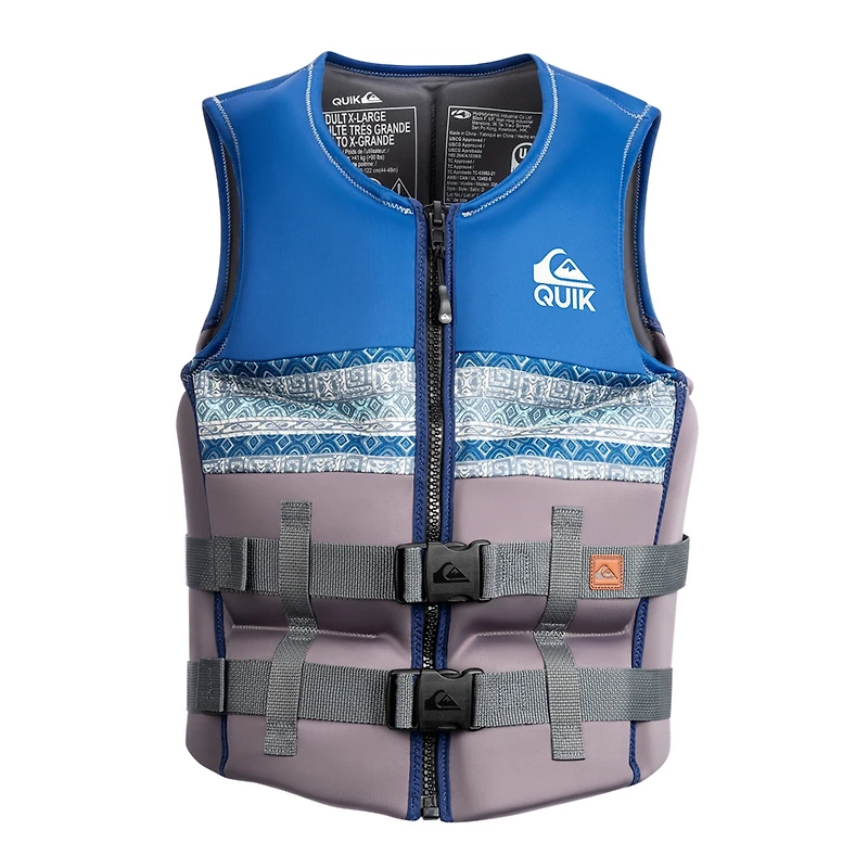 Quiksilver Men's Life Vest, Uscg Approved Pfd, Evoprene Cga Life Jacket
