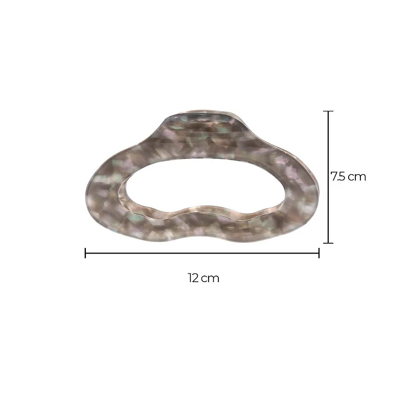 Jumbo Open Lip Shape Hair Claw Clip By Adina Eden