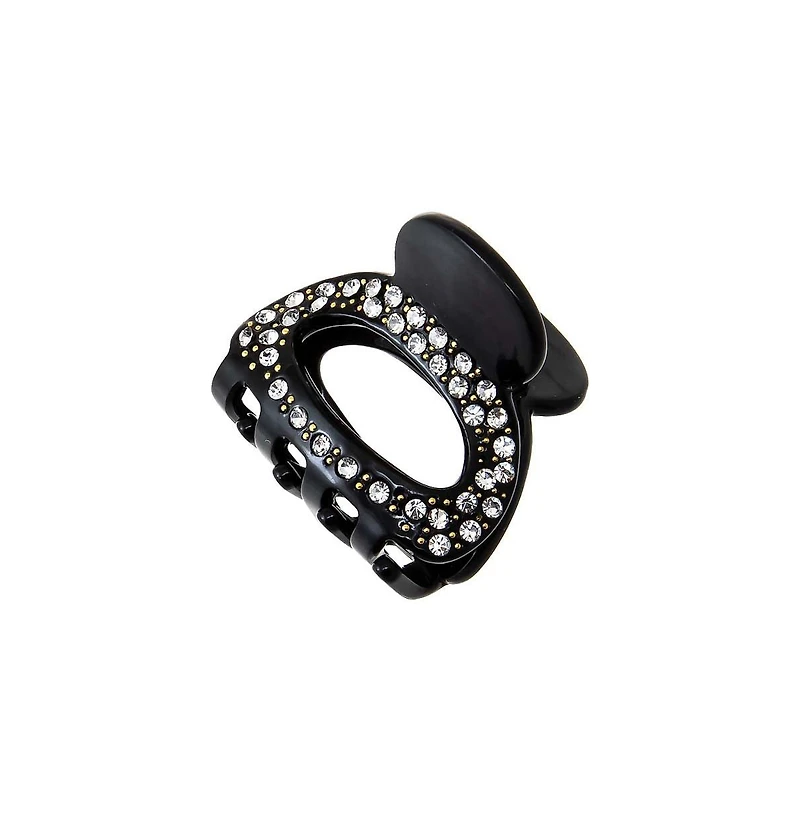Rhinestone Cutout Small Hair Claw Clip By Adina Eden