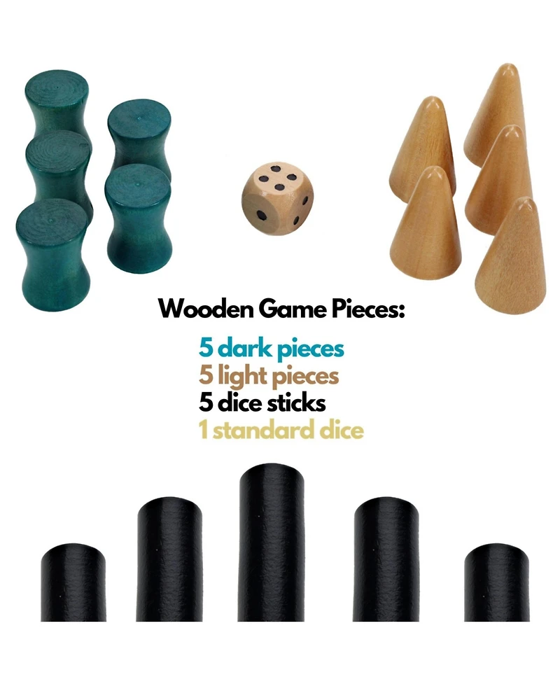 We Games Wood Senet Game