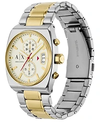 A|X Armani Exchange Men's Quartz Chronograph 2-Tone Stainless Steel Watch, 40mm