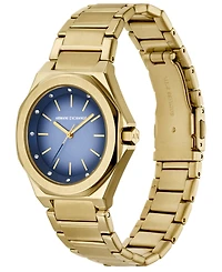 A|X Armani Exchange Women's Quartz Three-Hand Gold Stainless Steel Watch, 34mm