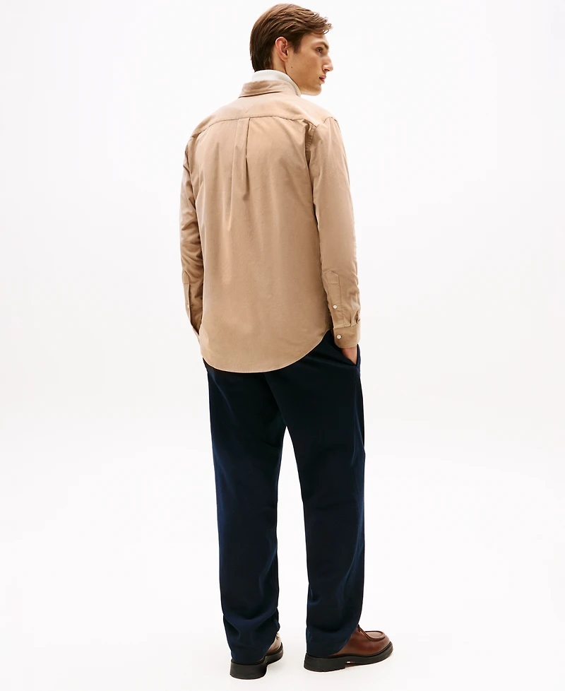 Tommy Hilfiger Men's Regular-Fit Solid Corduroy Shirt