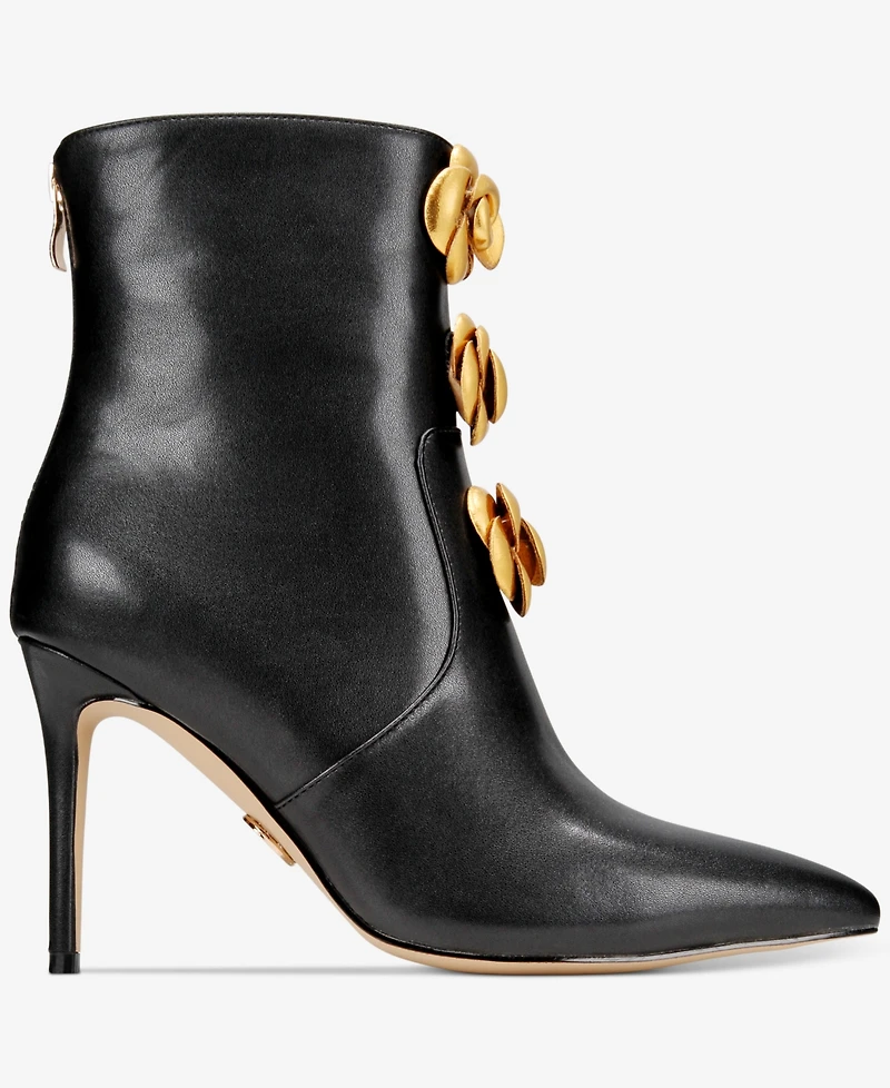 Things Ii Come Women's Brandy Luxurious Pointed-Toe Dress Booties