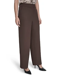 Calvin Klein Women's High-Rise Wide-Leg Pants