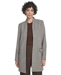 Calvin Klein Women's Long-Sleeve Open-Front Topper Jacket