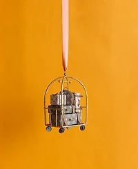 Cody Foster & Co. Luxury Hotel Luggage Cart Resin Ornament