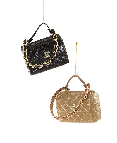 Cody Foster & Co. Luxe Handbag Glass Ornament