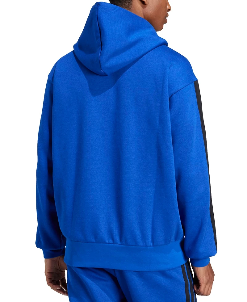 adidas Men's Essential Three Stripes Fleece Hoodie
