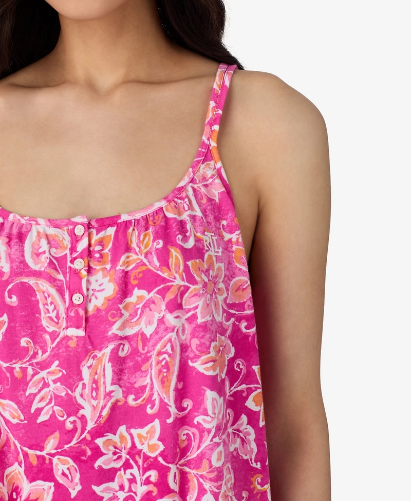 Lauren Ralph Women's Double Strap Short Nightgown