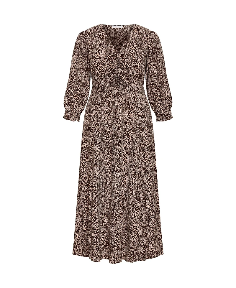 City Chic Women's Jessie Print Maxi Dress