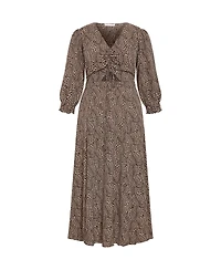 City Chic Women's Jessie Print Maxi Dress