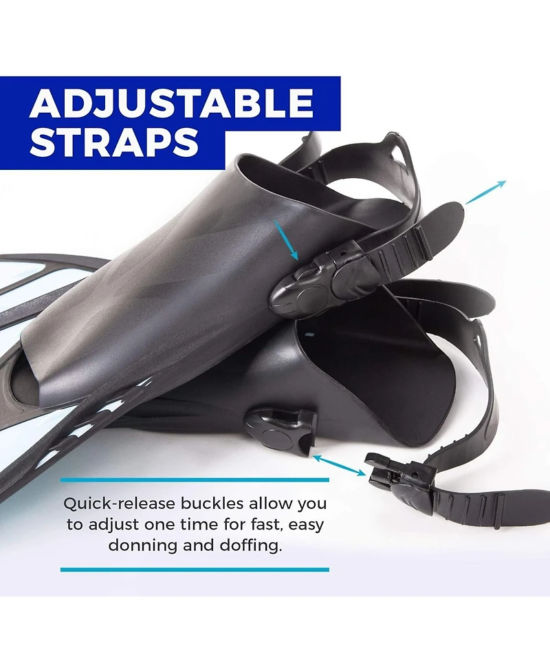 Seavenger Torpedo Fins and Mesh Gear Bag Snorkeling