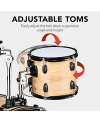 Best Choice Products 5-Piece Beginner Drum Set w/ Snare, Bass, Toms, Cymbal, Hi-Hat, Sticks, Pedal