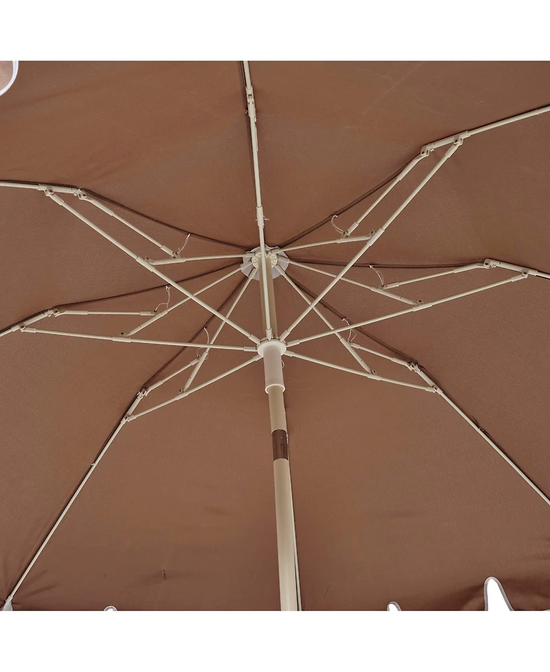 Compact Beach Umbrella: Rustico Driftwood