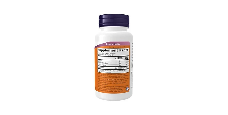 Now Foods D-Mannose Urinary Support ,500 Mg ,60 VegCaps