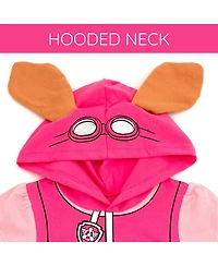 Paw Patrol Toddler Girls Hooded Cosplay T-Shirt Dress and Leggings Outfit Set