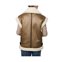 Bernardo Women's Faux Shearling Vest