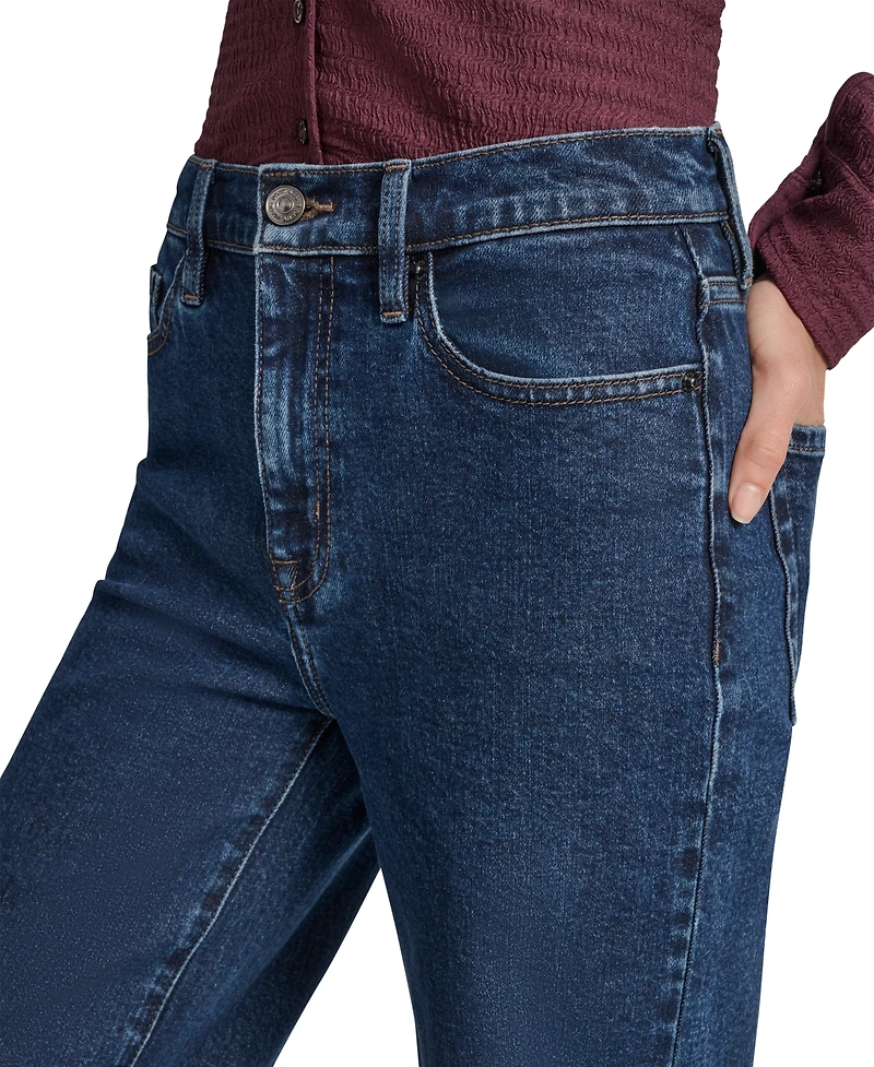 Dkny Jeans Women's High Rise Modern Wide Leg