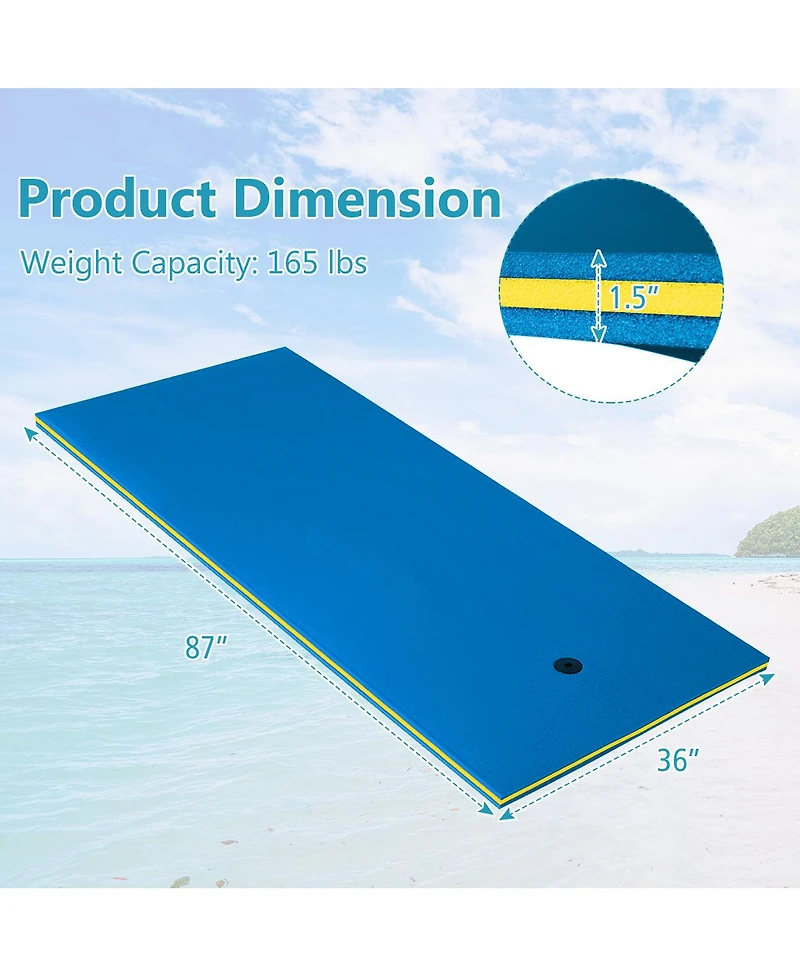 Akiudex 3-Layer Relaxing Tear-proof Water Mat
