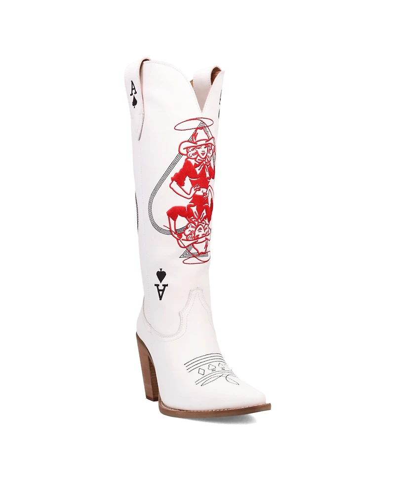 Dingo Women's Ace Of Spades Leather Boot