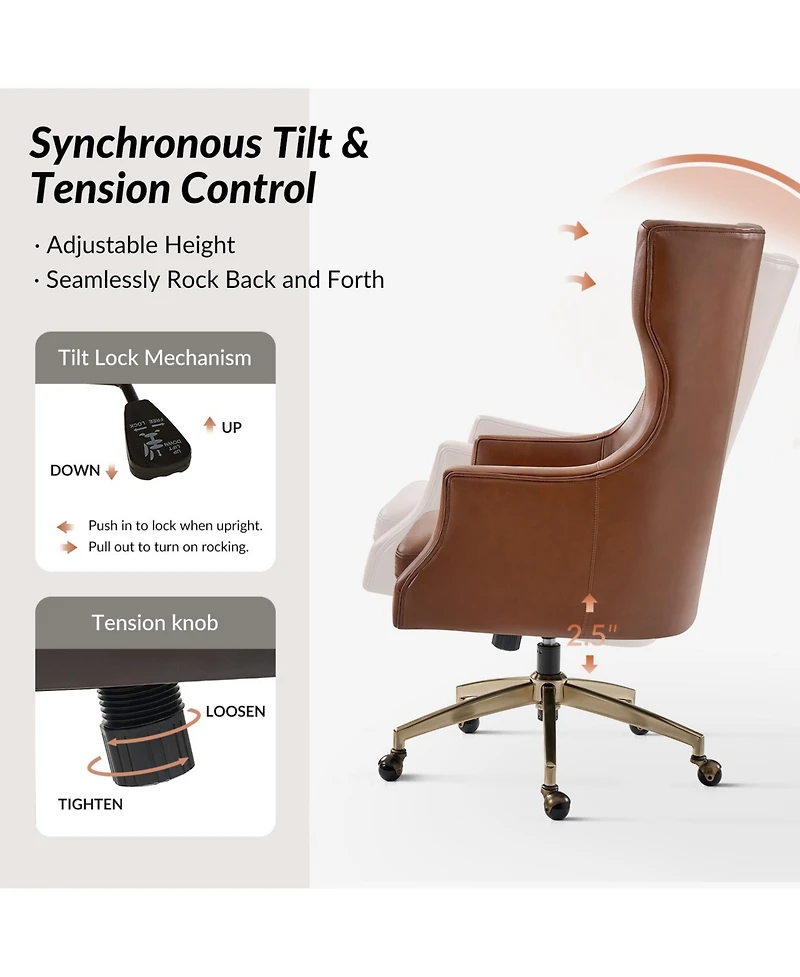 Ivo Office Chair with Wingback