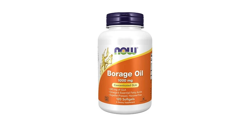 Now Foods Borage Oil, 1000 mg, 120 Sgels