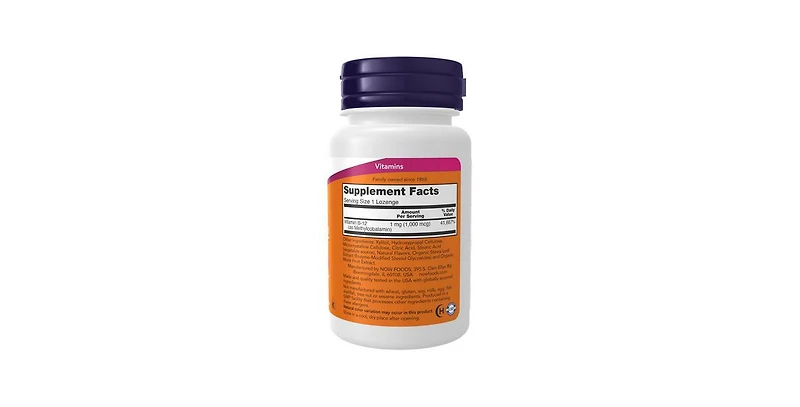 Now Foods Methyl B-12, 1000 mcg, 100 Lozenges