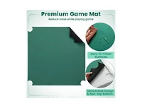 Akiudex 35 Inch 4 Player Game Card Folding Mahjong Table with Cup Holders