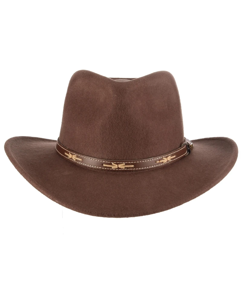 Scala Men's Felt Outback Hat