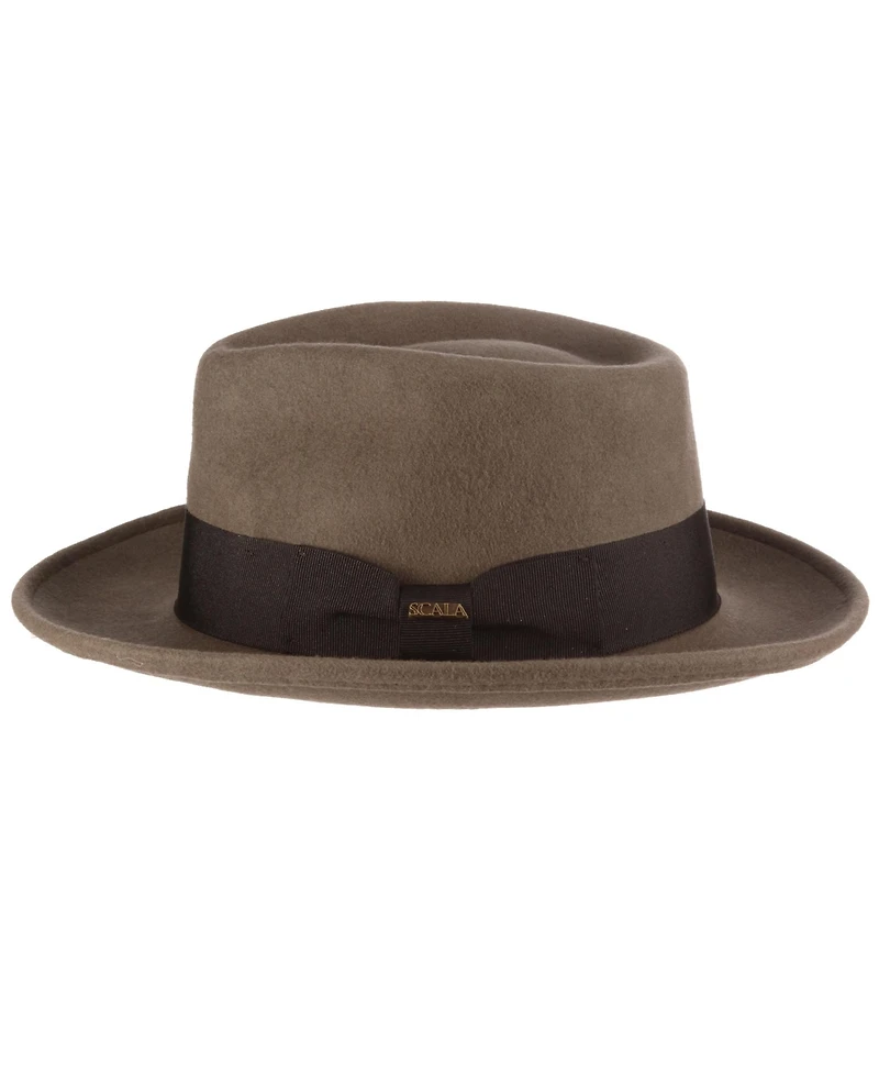 Scala Men's Felt Fedora Hat