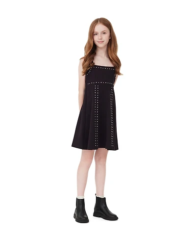 H by Habitual Big Girls Studded Fit and Flare Dress