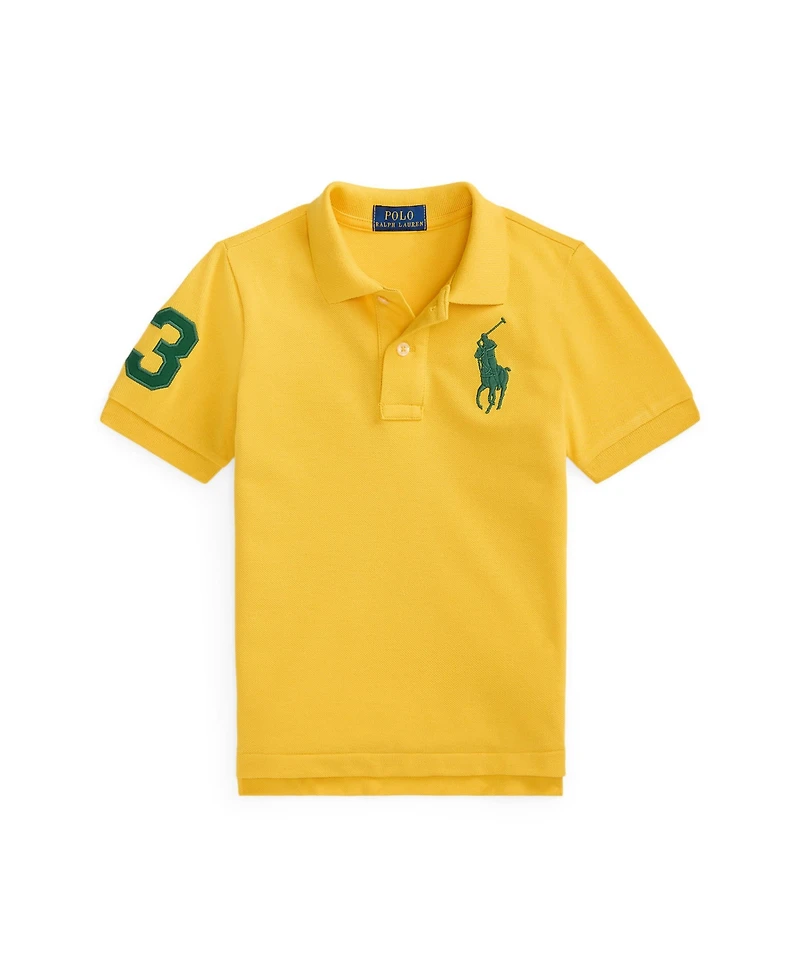 Polo Ralph Lauren Toddler and Little Boys Big Pony Cotton Mesh Polo Shirt