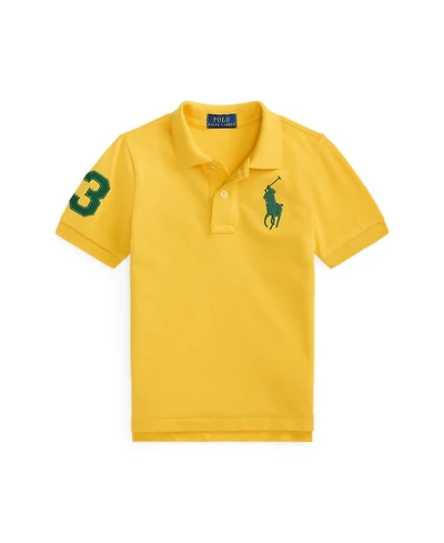 Polo Ralph Lauren Toddler and Little Boys Big Pony Cotton Mesh Shirt