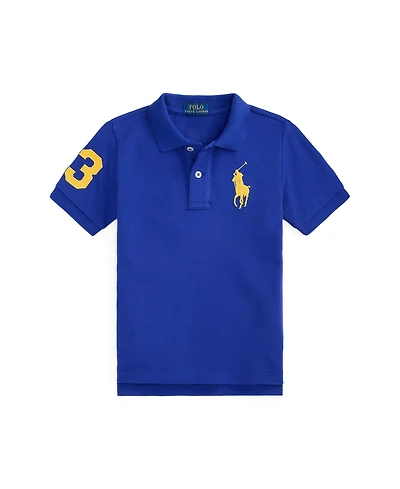 Polo Ralph Lauren Toddler and Little Boys Big Pony Cotton Mesh Shirt