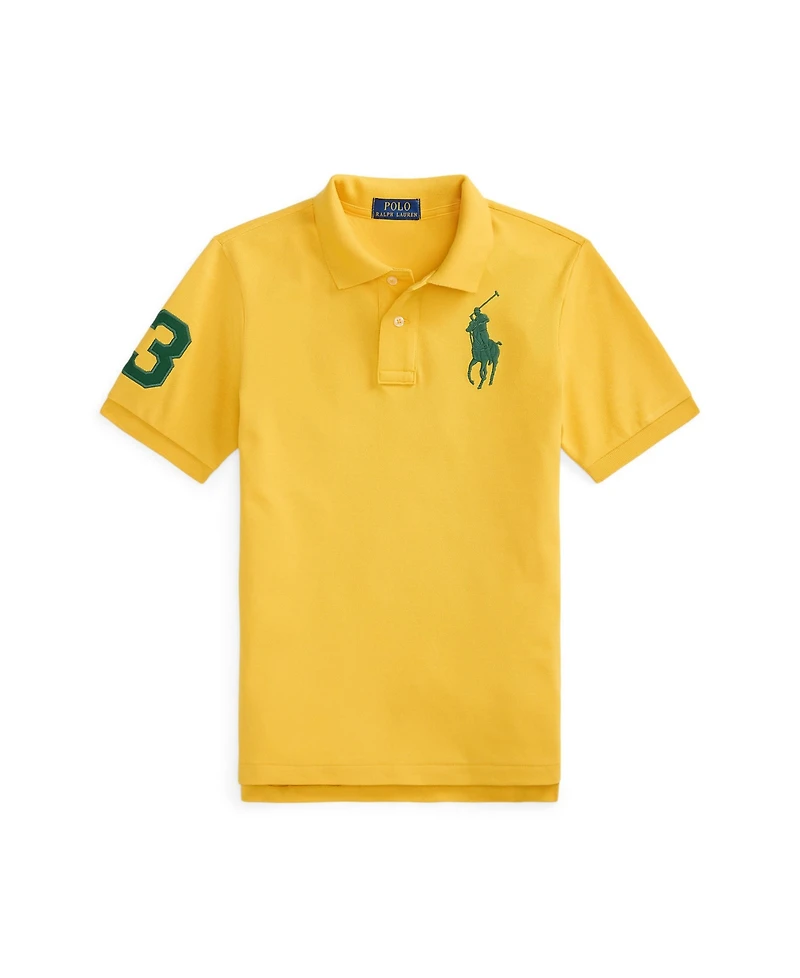 Polo Ralph Lauren Big Boys Big Pony Cotton Mesh Polo Shirt