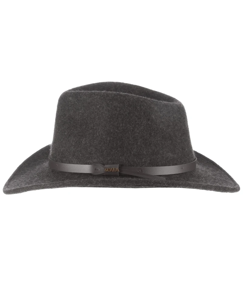 Scala Men's Mix Crush Felt Outback Hat